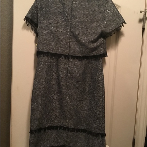 Silver & Black Dress ELEGANT 👗 - Picture 3 of 8